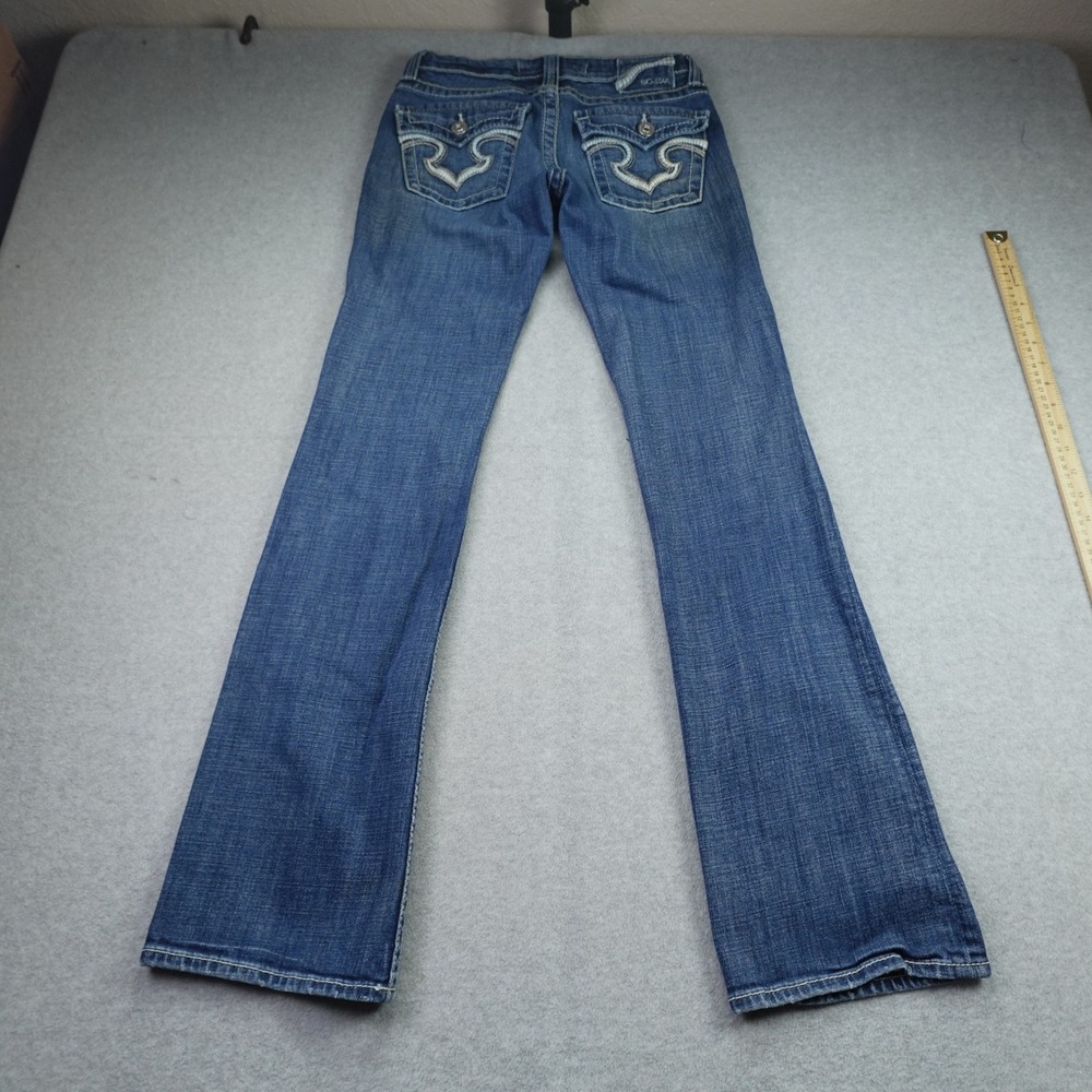 Big Star Remy Jeans Womens 27L Blue Low Rise Bootcut Denim Y2K Flare